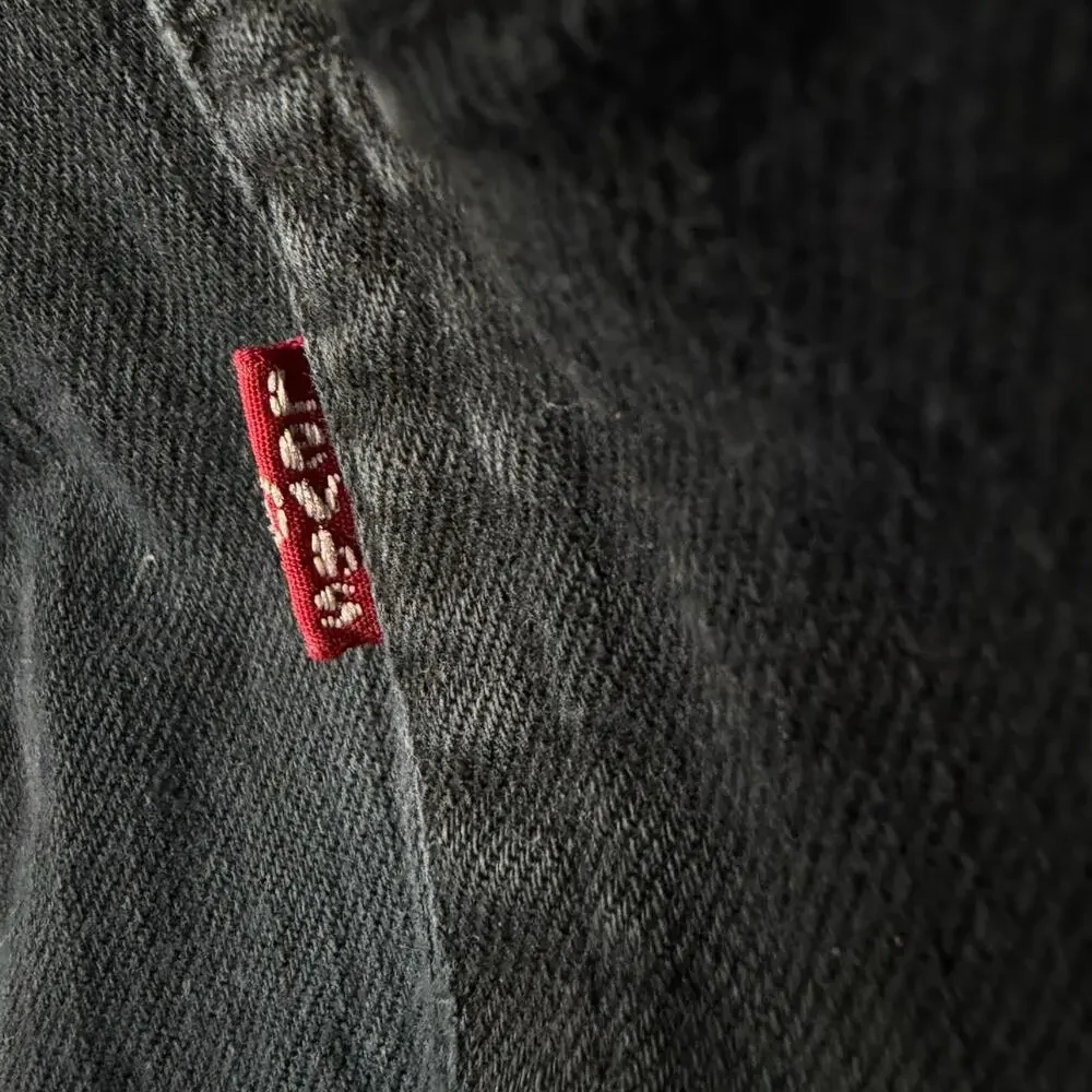Levis' 511 Black Cutoff Jean Shorts Men's 32 Raw Hem Distressed Pocket 10